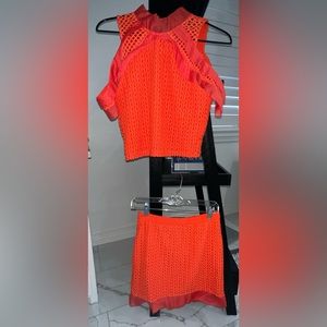 Mini Skirt and Matching Top